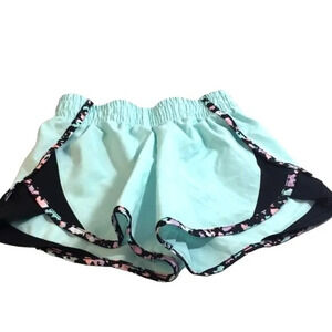 Athletic Works Shorts Girls Size S 6-6X Mint/Black/Pink